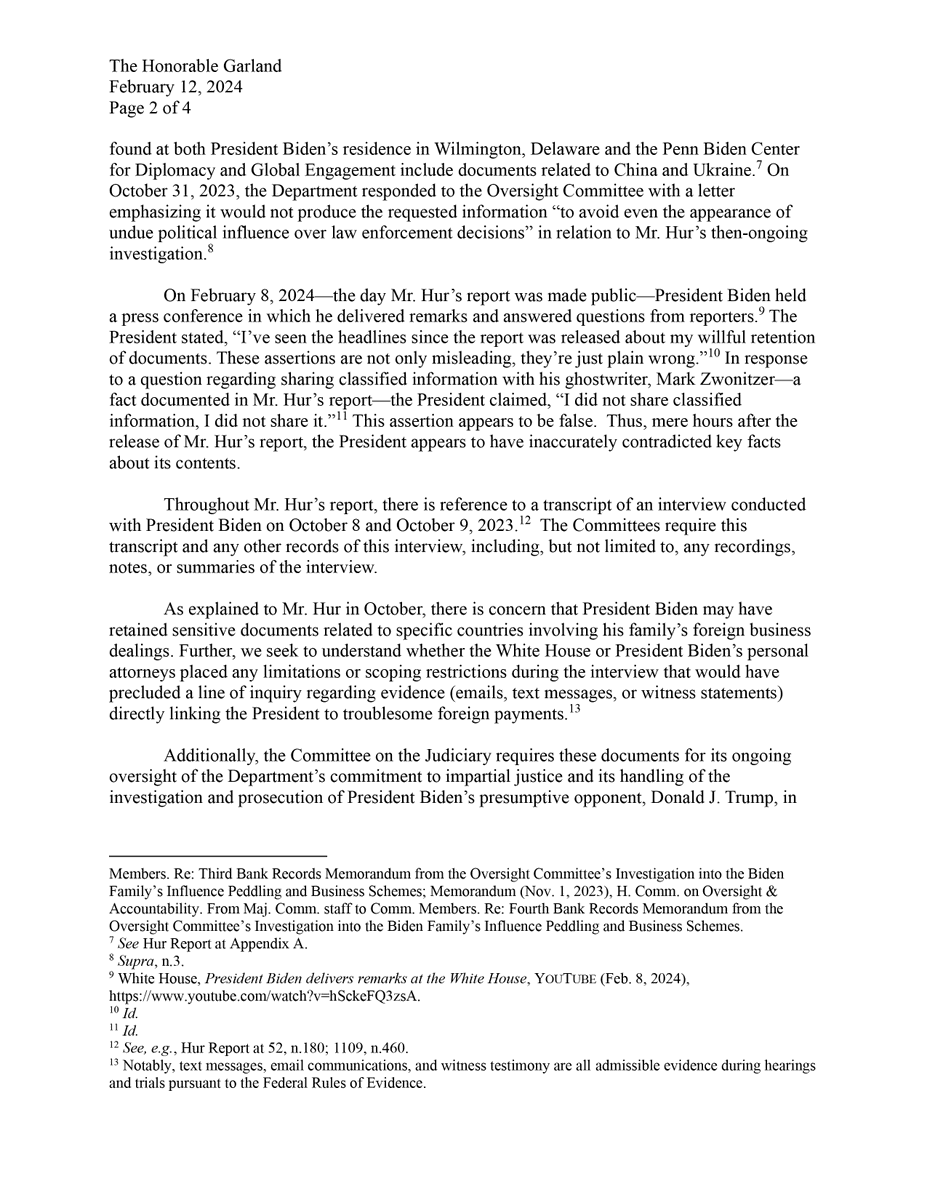 Oversight Committee tweet media