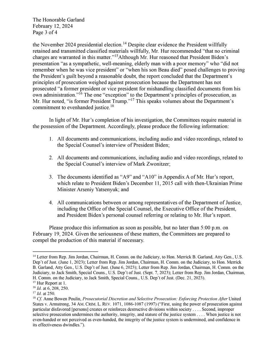 Oversight Committee tweet media