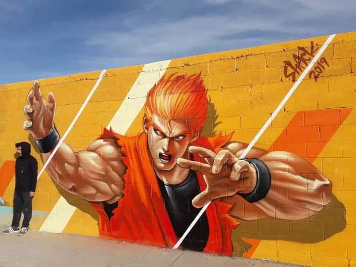 Ryo Sakazaki wall art by Shack Calavera Chavez

#RyoSakazaki #SNK #KOF