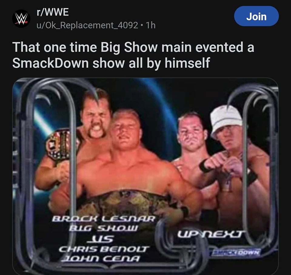 wrestlelamia's tweet photo. Took me a second 😂 https://t.co/WItrJnbTme