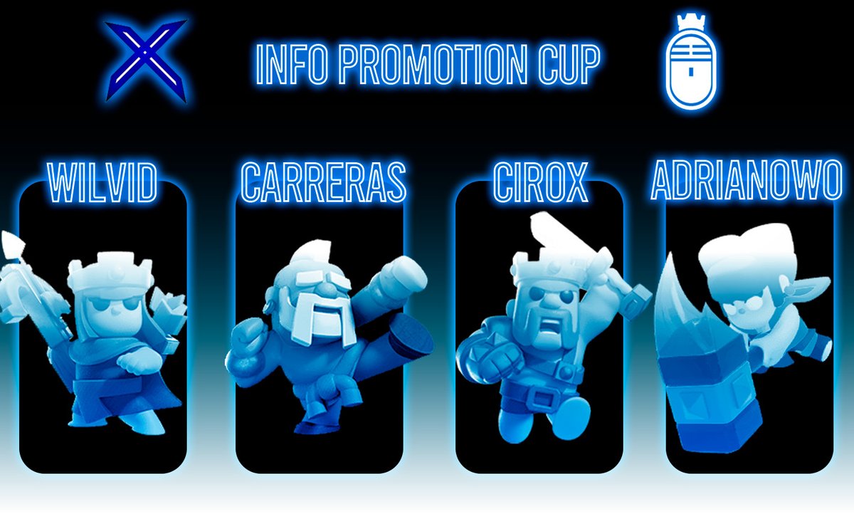 Caras desconocidas? 👀 
Presentamos el roster de cara a la infopromotioncup de <a href="/infoesports_tv/">Tricky eSports🍀</a> 
#clashmini