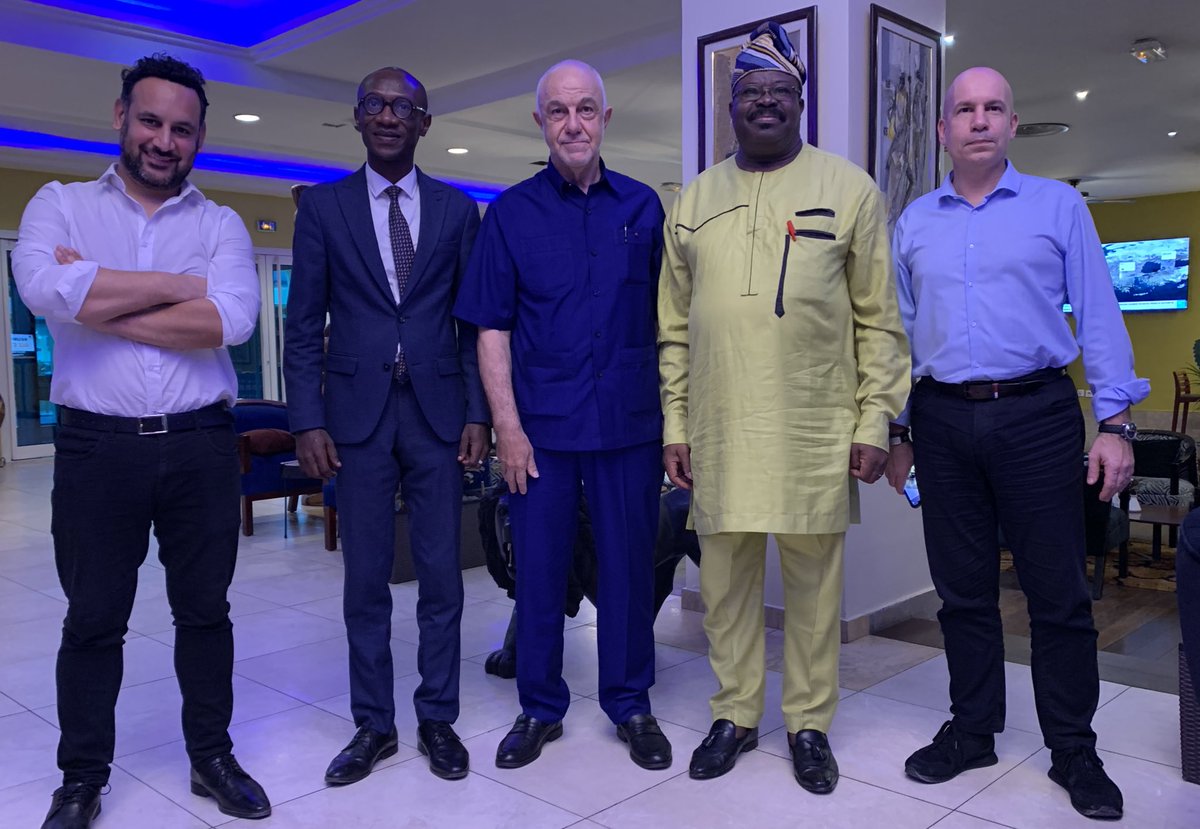 JMCambaceres's tweet image. #Cotonou #Bénin: poursuite mission avec délégation C&amp;amp;D-#FIGS. RV avec responsables de: @CampusFrance, Agence @SemeCity (projet cher au Président @PatriceTalonPR ), du #LabLA, de l’Institut universitaire panafricain #IUP de #PortoNovo et de l’@AFD_France.