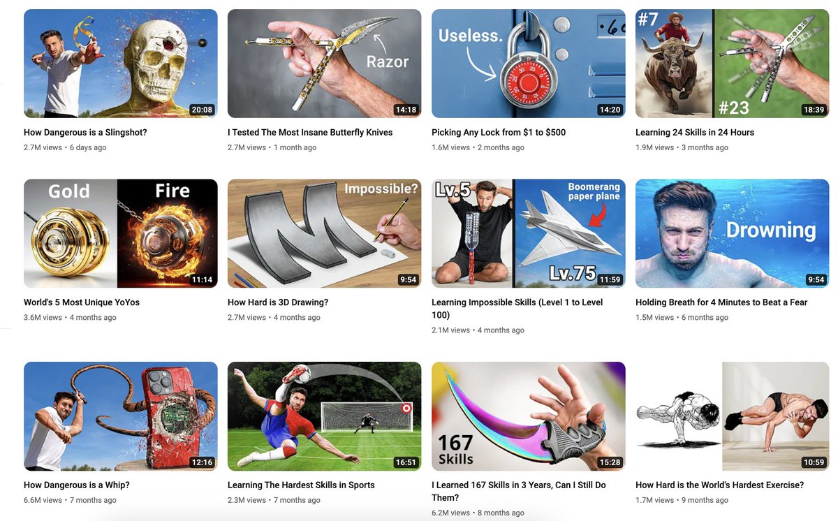 This is just a <a href="/MikeshakeYT/">Mike Shake</a> thumbnail appreciation post. 

These are so good.
