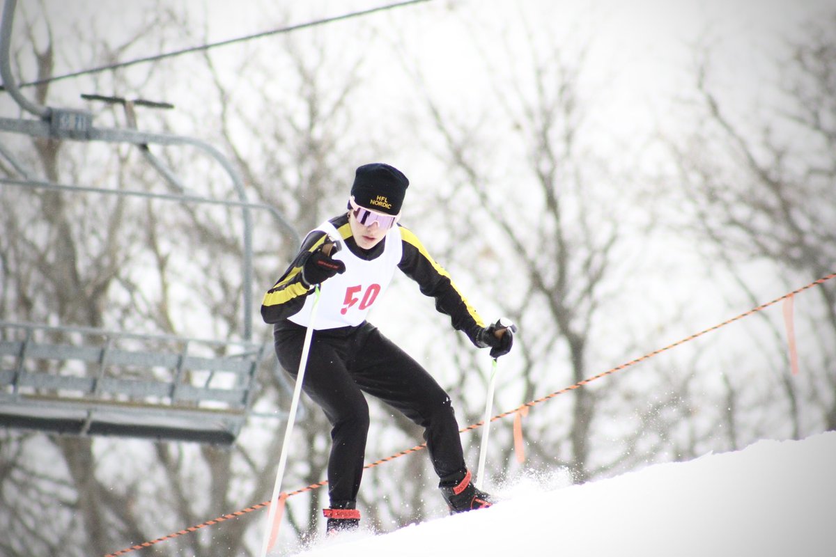 Our girls’ team skied outstanding in the Sectional distance race today! Our team was led by a top 4 group of J. Lawrence (3rd), K. Brennan (5th), H. Jokl (7th), and E. Lawrence (10th), who each qualified for the NYS Championship! <a href="/HFLCSDAthletics/">HF-L CSD Athletics</a>