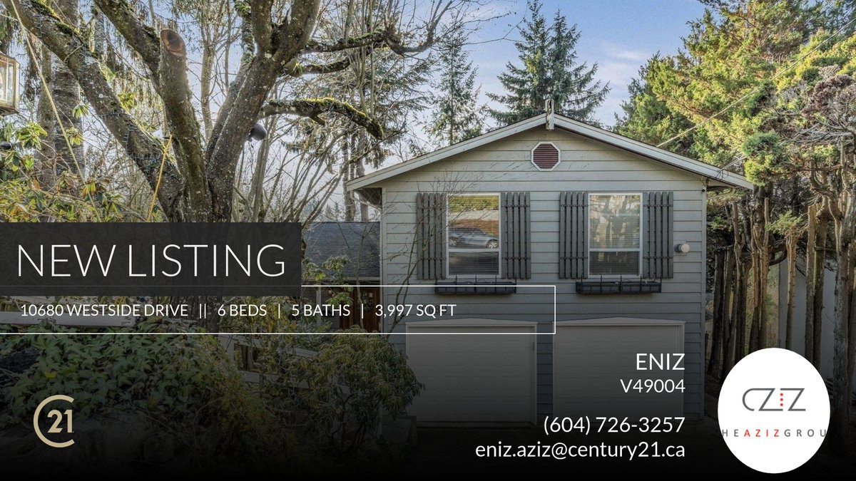 TheAzizGroup's tweet photo. 📍 New Listing 📍 Take a look at this fantastic new property that just hit the market located at 10680 Westside Drive in Delta. Reach out here or at (604) 726-3257 for more information https://t.co/s78RygOGvf https://t.co/PTaawqpmnf