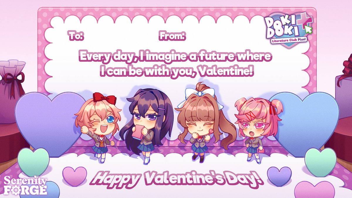 The @SerenityForge and @TeamSalvato teams would like to wish our community a lovely Valentine’s week! To celebrate the occasion we’ve made a Valentine card that can be shared with friends and loved ones 💚 Who will you share it with?