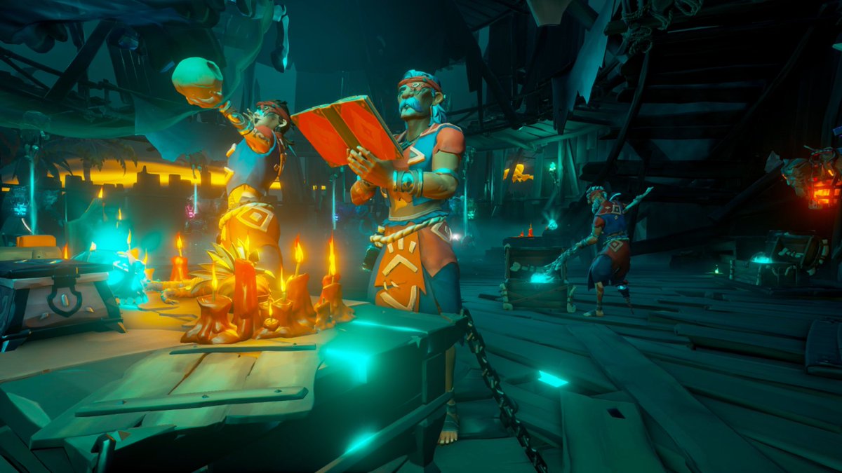 The Order of Souls doing one of the oldest Ritual on the Fort of the Damned Theme: Trading Companies #SoTShot @SeaOfThieves