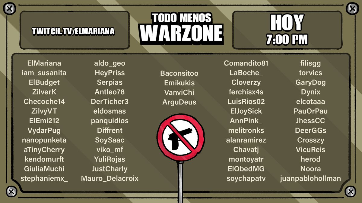 elmarianaa's tweet photo. Hoy a las 7PM pura gente bella y amigos en todo menos Warzone 🫰🏻 https://t.co/VRRcb9fLmU