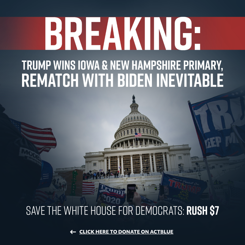voterprotectpac's tweet photo. Despite Trump's 90+ criminal charges, his 2 impeachments, and his 4 indictments… he keeps gaining momentum.

Our entire sacred Democracy hangs in the balance. Chip in now to save the White House >>