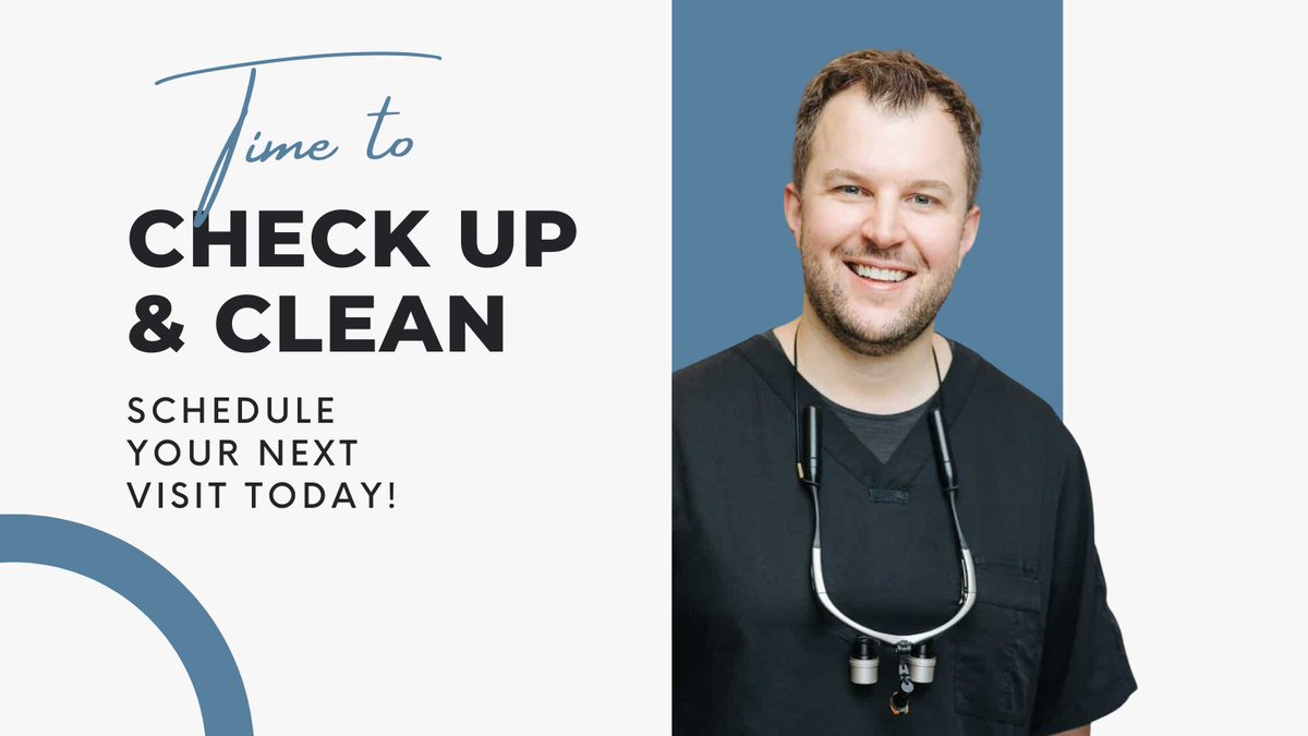 If you haven't gotten your biannual checkup and cleaning scheduled, it's time to give our office a call! 😃
