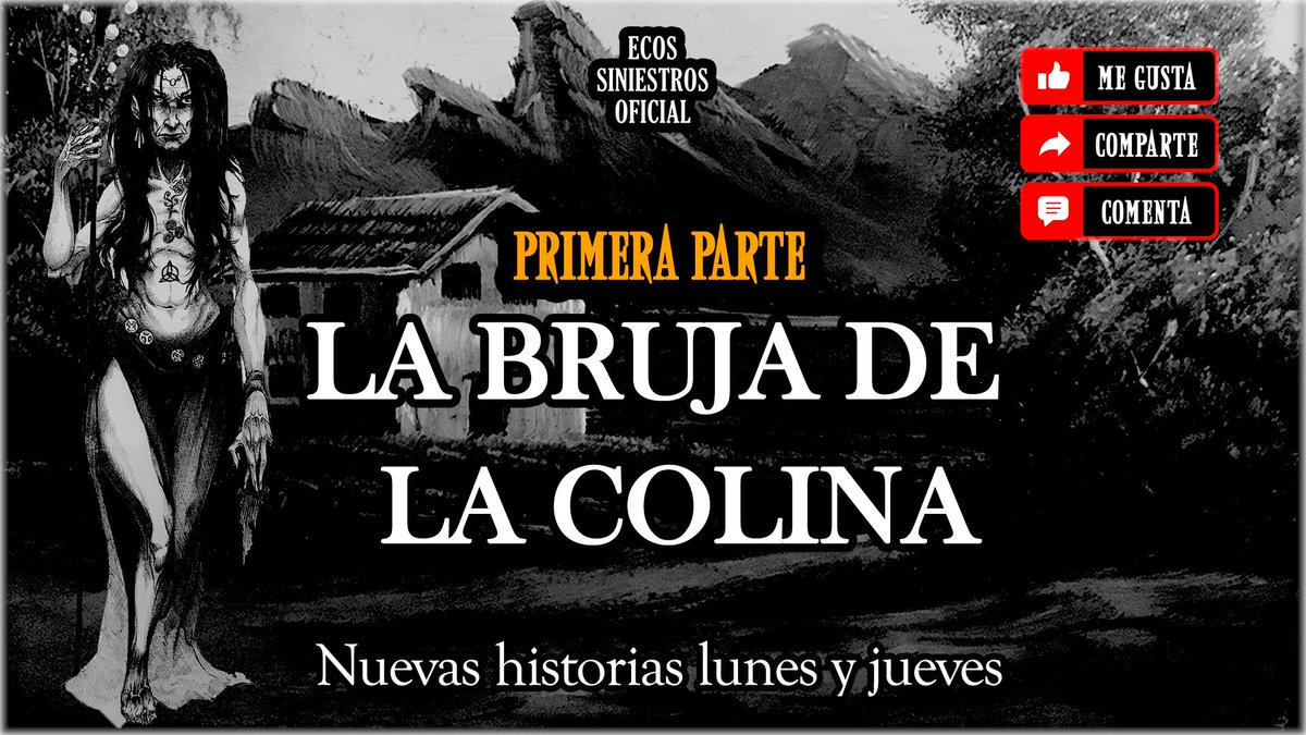 EcosSiniestrosO's tweet photo. Hoy tenemos nueva historia, no te la pierdas. Escucha esta primera parte!!
https://t.co/Y6PStSHawa
#ecossiniestrosoficial #brujas #cuentosdeterror #magia https://t.co/yzwQD9ZwGu