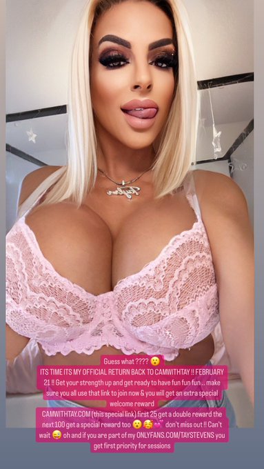 Guess what ???? 😮  ITS TIME ITS MY OFFICIAL RETURN BACK TO https://t.co/XECdiXacCH !! FEBRUARY 21 !!<a href="/tag/rideordie"class="tags"><span>#rideordie</span></a>