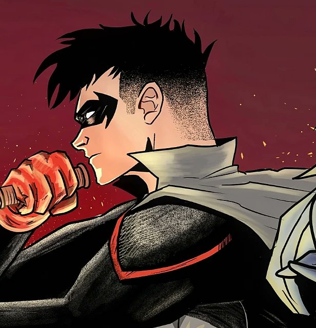 first fan art of this year from Damian and
Raven
#dc #dccomics #dcuniverse #batman
#robin #raven #draw #comic
#comicbooks #comicbook
#comicbookart #dibujo #dibujos
#fanart #ink #art