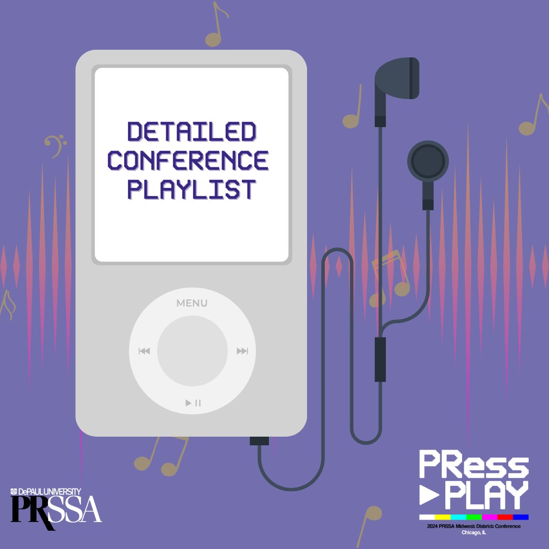 PRessPlayDePaul's tweet photo. Are you a type A planner? Well, we've got you covered. 📓

Check out our official 'PRess Play' detailed conference agenda and prepare to be inspired! Our fully booked schedule will make for an exhilarating two days! https://t.co/IkYkp5xYIW