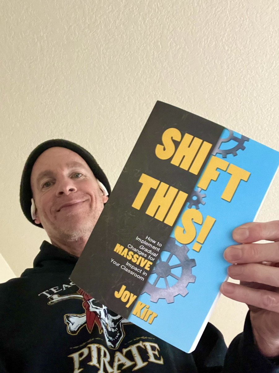 burgessdave's tweet photo. Can gradual change can lead to MASSIVE impact in your classroom? 
Yes!! 
Let @JoyKirr show you how to #ShiftThis!! 

https://t.co/2zpNOUzIAP
#tlap #dbcincbooks https://t.co/OlaIERFdsw