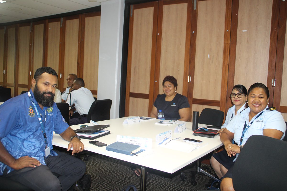 officeoftheatto's tweet photo. The Attorney General and Minister of Justice, Honourable Siromi Turaga officiated the Seaport Border Control Training at the Fiji Revenue and Customs Service (FRCS) headquarters in Nasese, Suva yesterday. https://t.co/Dt5V9a6L6P