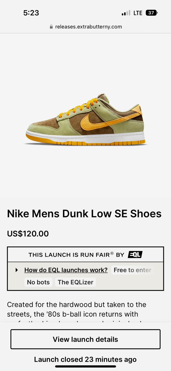 I wanted #BurgundyCrush #Nikesb’s. Instead I got a random text saying I won the #DustyOlive #Nike #Dunklows… 
I guess I’m not that upset..
I still needed these anyways 🙄🔥 #Pair6 of 2024… What a great start 😅😅 Nah I love catching #Dubs foreal! 🤙🏽😮‍💨
