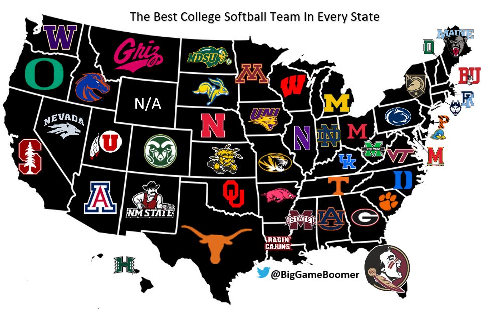 The Best College Softball Team In Every State 🥎