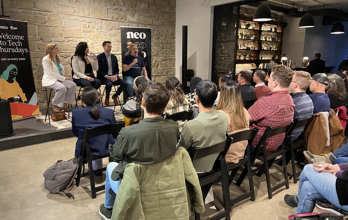 Bitcoin_CBC's tweet photo. Thank you, Tech Thursday, for having us out to talk about the #digitalasset #crypto community in Canada. It was great to share our progress and talk about Alberta's #bitcoinminig industry and some of the challenges we are facing across our great Nation #canadablockchain https://t.co/9qV6xtPcOk