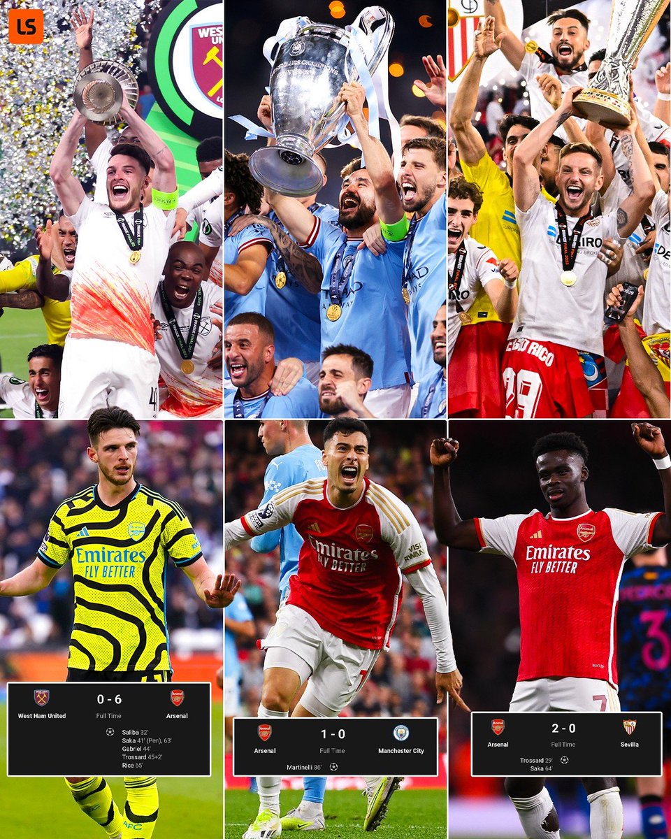 Arsenal have beaten all three reigning European champions this season 🔴⚪️😱