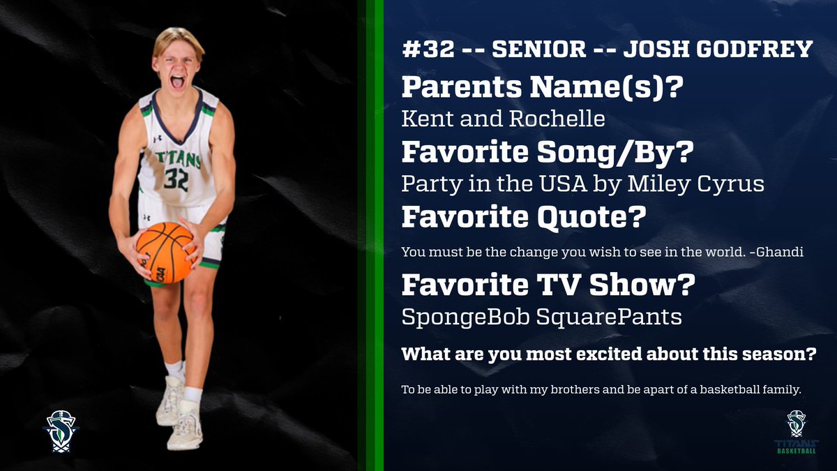 SYRACUSE TITANS BASKETBALL (@cusetitansbball) on Twitter photo Our player spotlight this week is on senior forward Josh Godfrey.
Josh has been a model of consistency this season. He’s averaging 9.4 PPG and 7.2 RPG as he’s started every game of the season.
@cuse_athletics <a href="/SHS_Titans/">Syracuse High School</a> Our player spotlight this week is on senior forward Josh Godfrey.
Josh has been a model of consistency this season. He’s averaging 9.4 PPG and 7.2 RPG as he’s started every game of the season.
@cuse_athletics <a href="/SHS_Titans/">Syracuse High School</a>