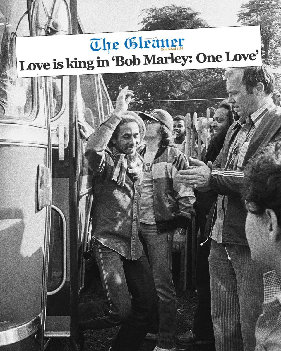 bobmarley's tweet photo. Check out The Jamaica Gleaner’s official @OneLovieMovie review by Toussaint Davy! Tap the photos for excerpts and head to https://t.co/iswS3c5IUU for the full article 🇯🇲 #OneLoveMovie #BobMarley
In theaters this Wednesday! https://t.co/PpAEStvZcQ