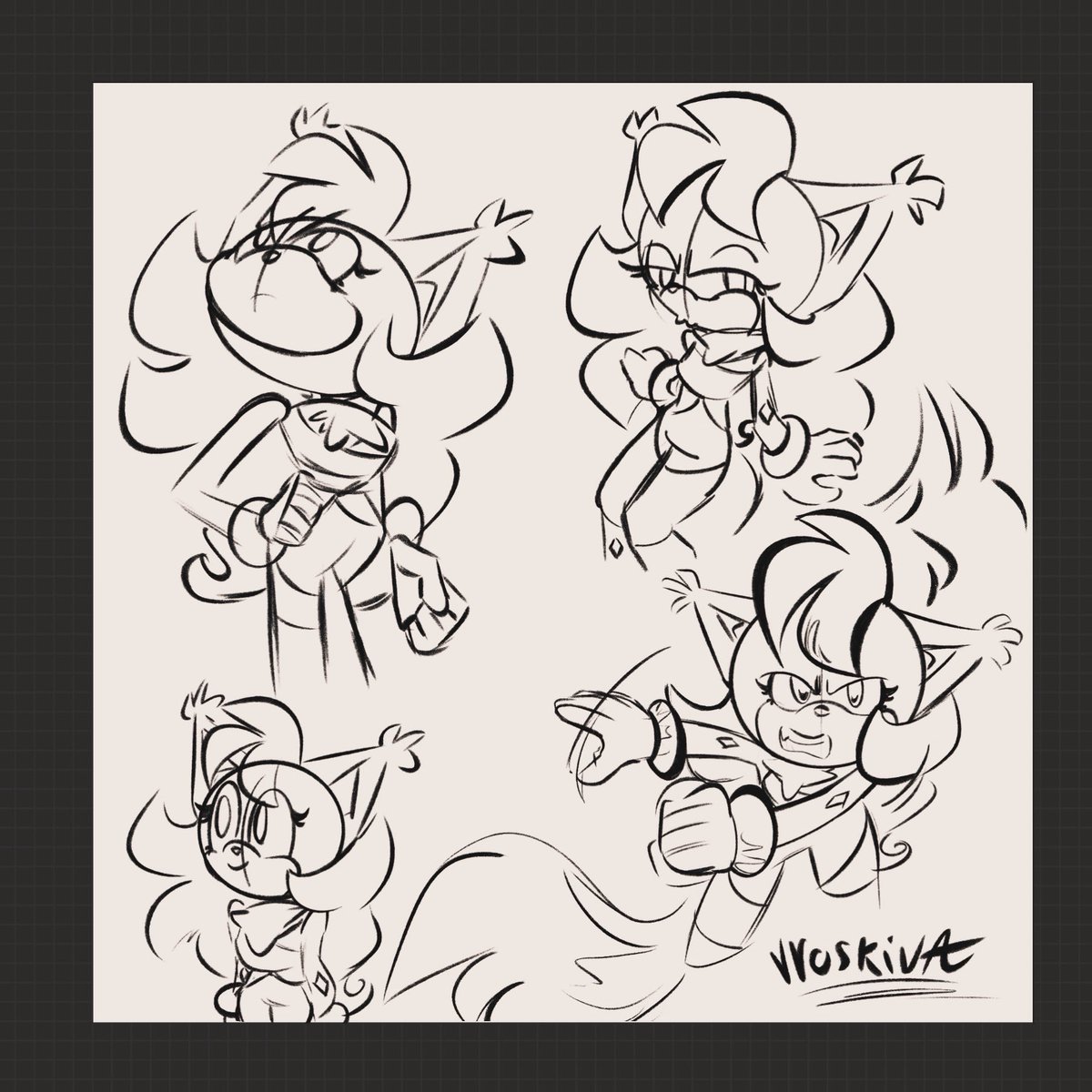 VroskiVA's tweet photo. It’s my birthday :3 take a sketch page of my sonic oc, Cleo the sandcat !1 

#sonic #sonicoc #sonicthehdgehog #birthday #sonicocart #sketchpage https://t.co/55bKFzJS4c
