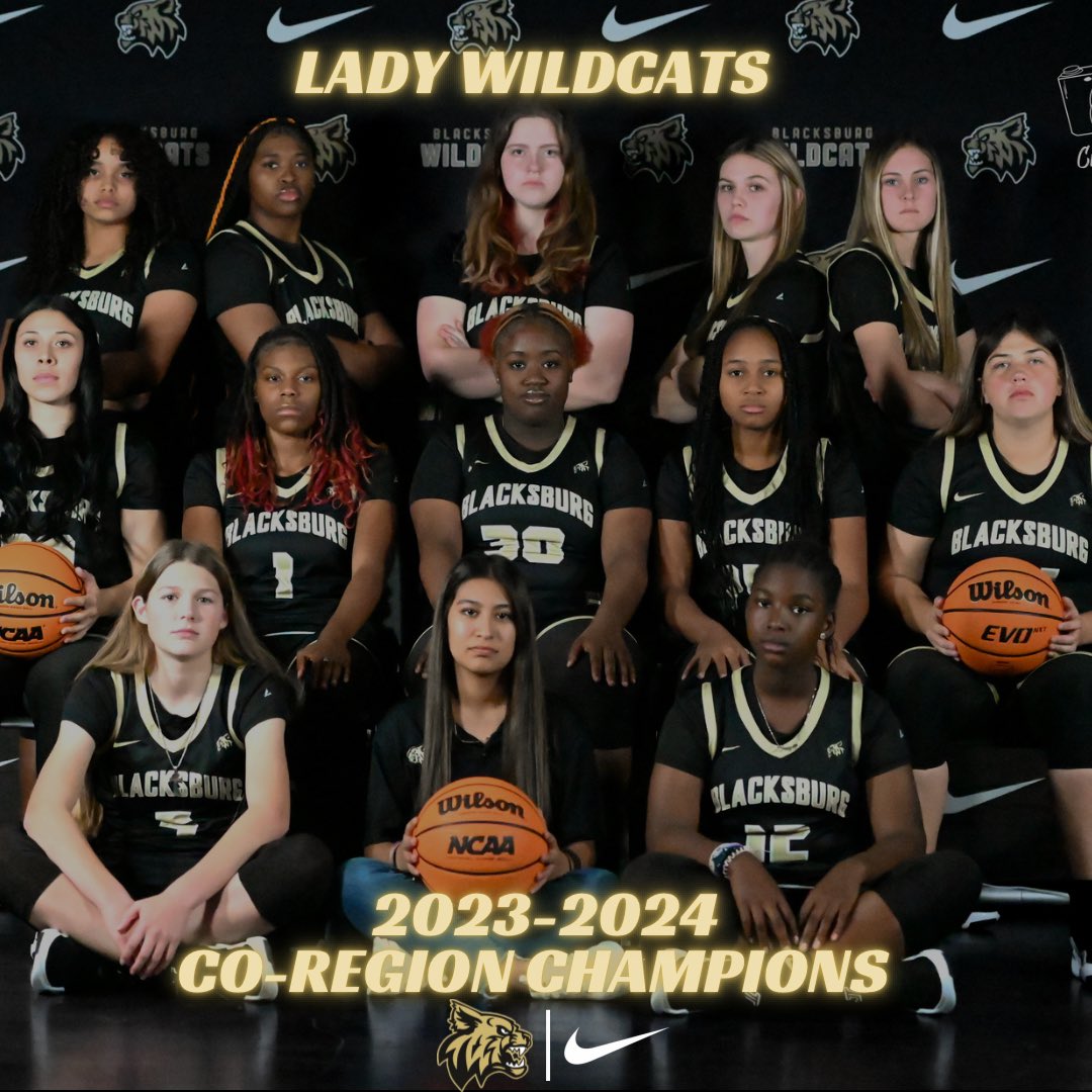 Blacksburg_Roar's tweet photo. Another year, another region championship✅

We begin the playoffs Wednesday night at home against Ninety Six High School

#OneMore https://t.co/ngTGrA4z3r