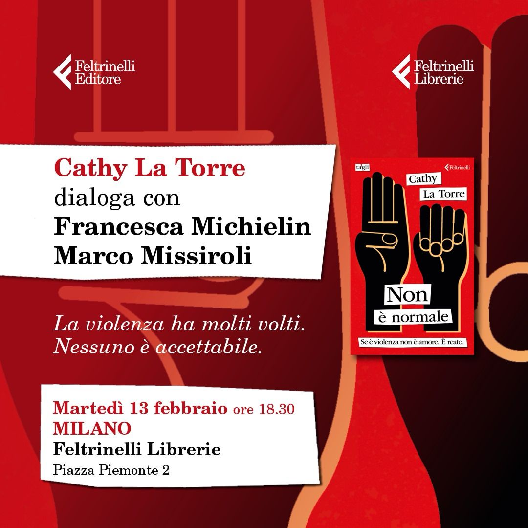 VI RICORDO Domani, ALLE 18.30, la prima presentazione del mio ultimo libro con Francesca Michielin e Marco Missiroli alla Feltrinelli di Piazza Piemonte 2 a MILANO. VI ASPETTO!