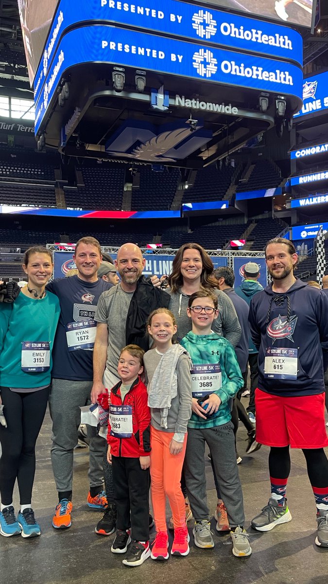 OhioHealth's tweet photo. What an absolute blast it was to watch participants run and walk their hearts out at the #5thLine5K presented by #OhioHealth β another fantastic event on the road to #CapCityHalf! @BlueJacketsNHL @M3SSports https://t.co/Br40YxWBnY