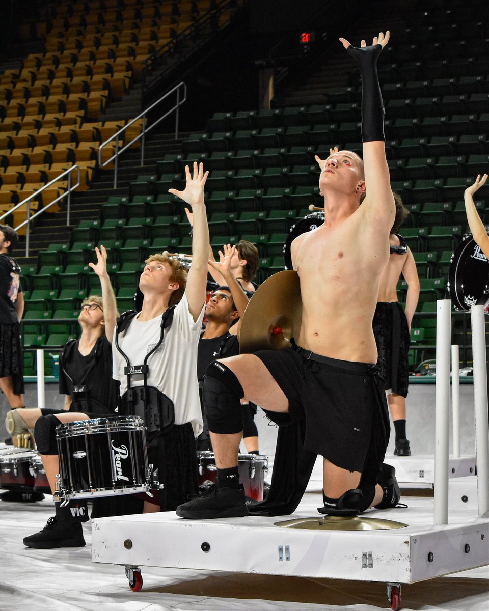 GMU_Drumline's tweet photo. Fresh out of an intense weekend of rehearsals at @eaglebankarena. We're hell-bent on making this first show unforgettable! 🔥

Show announcement coming Wednesday. https://t.co/w9xmJqvAAg