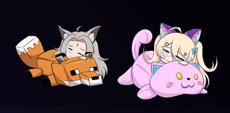 Zelrone_'s tweet photo. Alright we had a pretty comfy stream today! Ty Matoko-san for the raid!! and Koh-chan youre amazing!! We finished two of the  plushie drawings today and now i sleep! https://t.co/pJUWT4QS84
