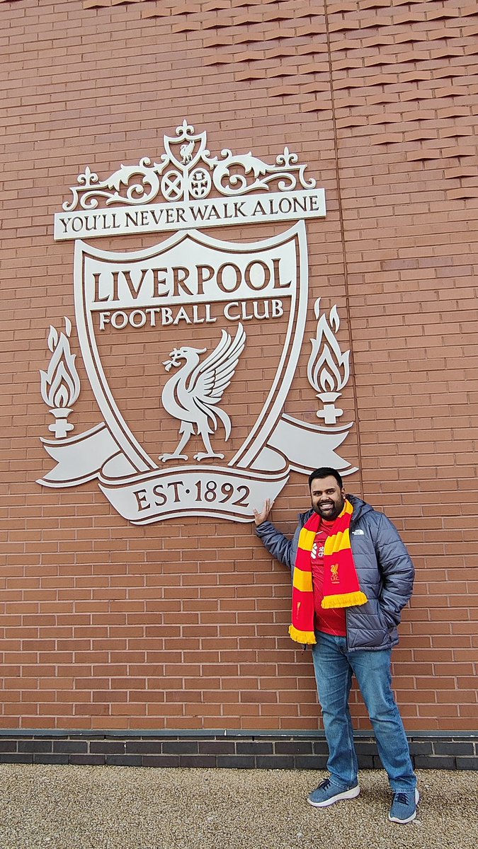 Shamik_YNWA's tweet photo. 19 years. Countless sleepless nights. Finally, the dream is fulfilled. 

Watching @LFC at Anfield.

#LFC
#LIVBUR https://t.co/5ZH56T5nnJ