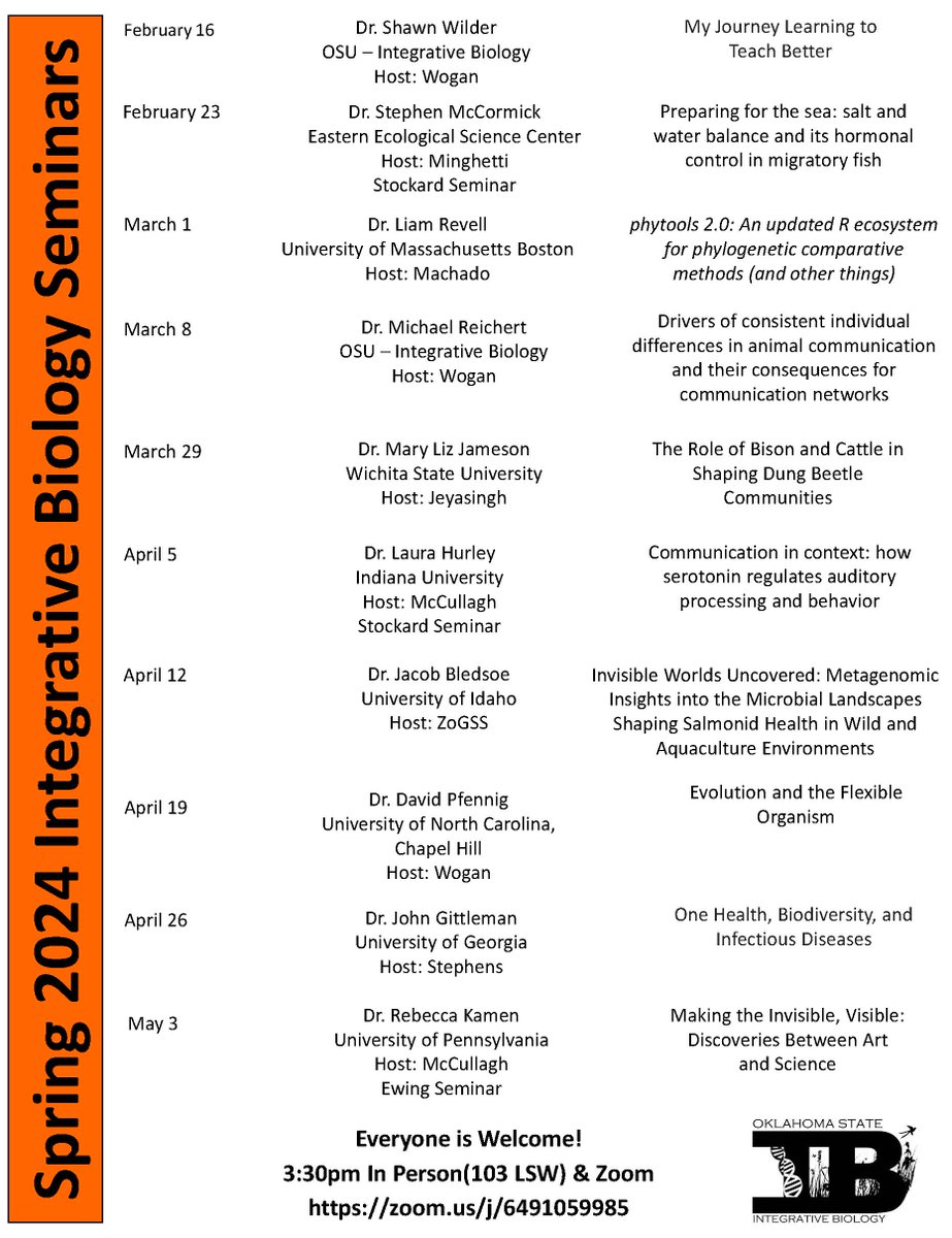 OSU Dept. of Biology tweet media