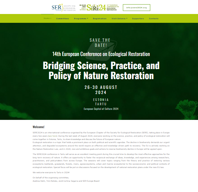 🐞Welcome to SERE 2024 Conference!
🗓️We are happy to announce that registration started from 10th of February. Early Bird registration is available until 15th of May. Abstract submission is open from 15th of February! More information on our website. 
➡️sere2024.org/registration/