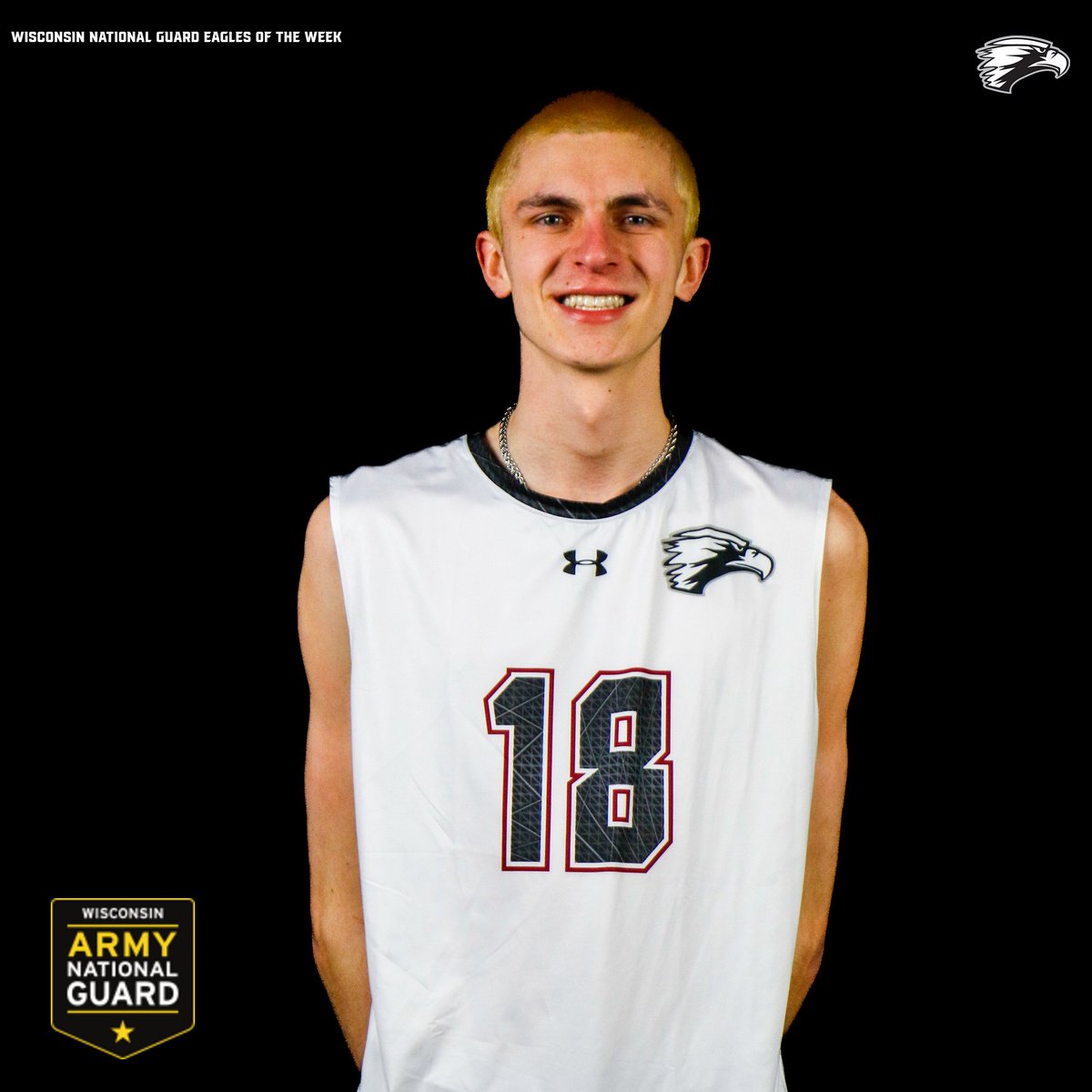 edgewoodeagles's tweet photo. Wisconsin National Guard @edgewoodmvb Student-Athlete of the Week: Owen Hartjes

🦅Hartjes totaled 27 blocks over five matches for the Eagles
🦅Program record 9 blocks in win over IWU
🦅Perfect hitting with 8 kills against Wisconsin Lutheran https://t.co/4Jryx2ySqd