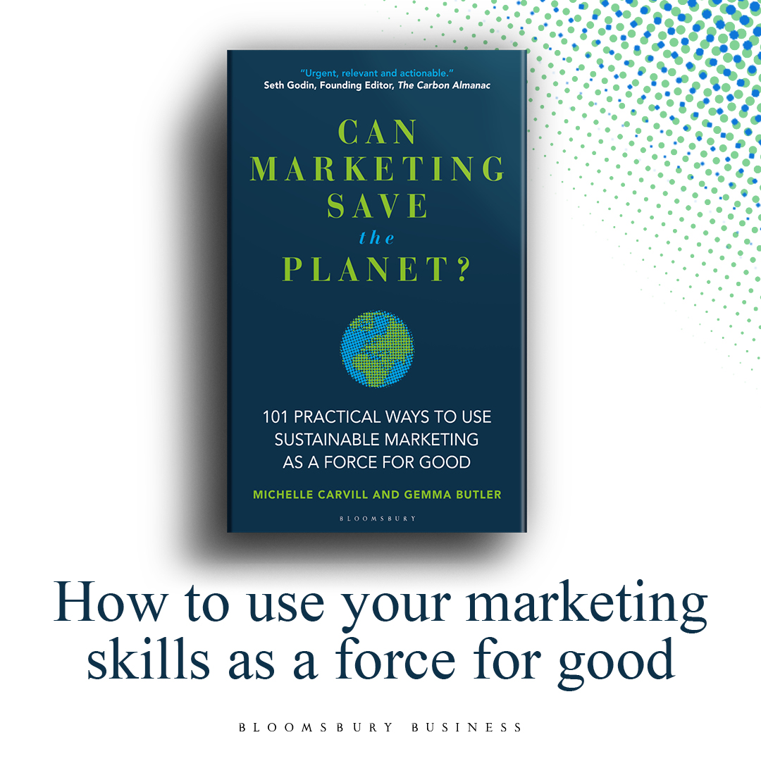 🌎 “Urgent, relevant and actionable” @ThisIsSethsBlog 🌍 “Deeply practical, meticulously researched” @TessaLFClarke Can Marketing Save the Planet? is out now.