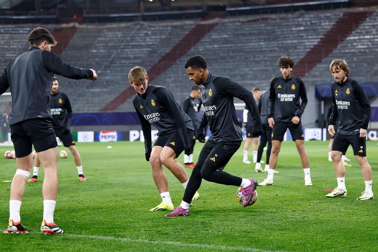 📸 تدريبات ريال مدريد الأخيرة استعدادََا لمواجهة لايبزيغ ضمن بطولة دوري أبطال أوروبا .
◾<a href="/realmadrid/">Real Madrid C.F.</a>