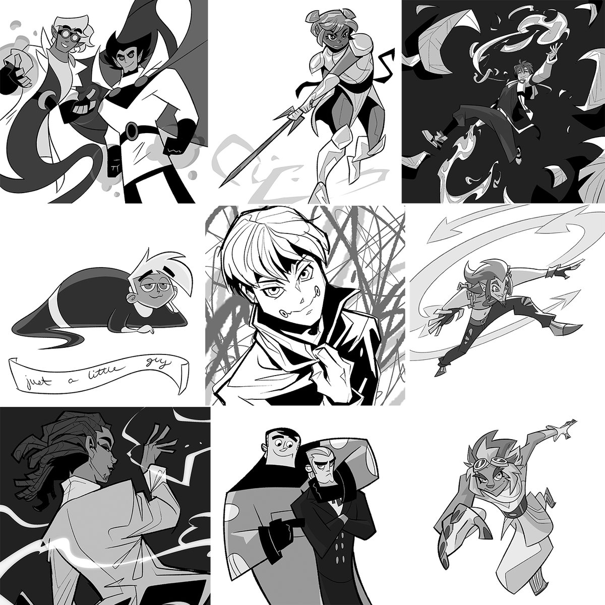 Some commissions I've done for eSIM donations so far via @cartoonistcoop 🍉🍉
still taking on more-- link in bio!
