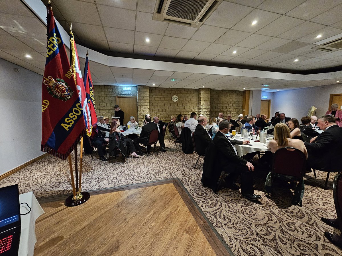 simons021078's tweet photo. Great night this past Saturday night as the Leeds Branch of the Royal Engineers Association held its annual Dinner, everyone had a great time and spirits where high. On with planning 2025s dinner https://t.co/EphvcjSnKd