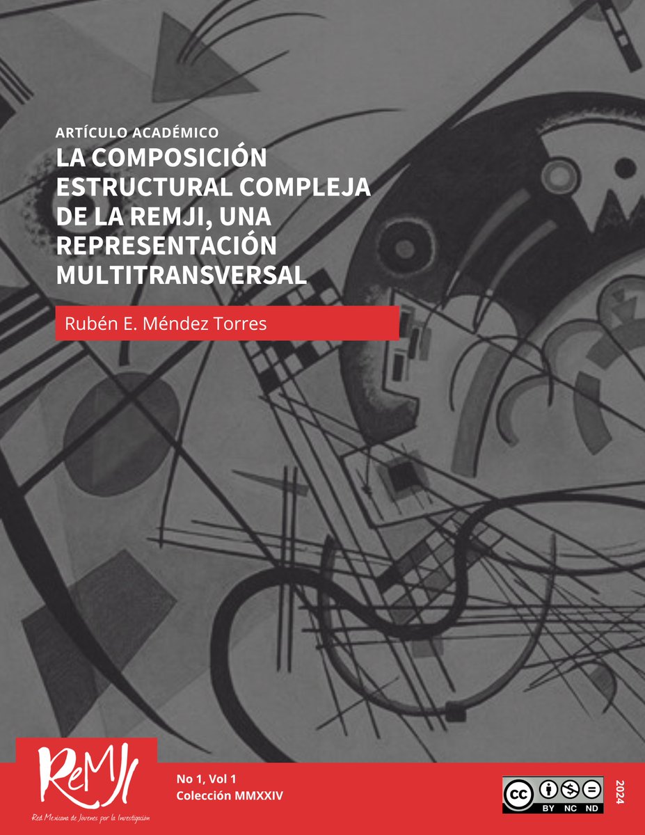 ReMJI_mx's tweet photo. ¡Regresan nuestras investigaciones! Rubén Méndez Torres @RubnMdz inaugura la Colección MMXXIV con este artículo, en el que desarrolla el constructo de la multitransversalidad disruptiva, un análisis para comprender la complejidad de proyectos📄 📷 https://t.co/2io5hOvKtF https://t.co/mOo36oNuUW