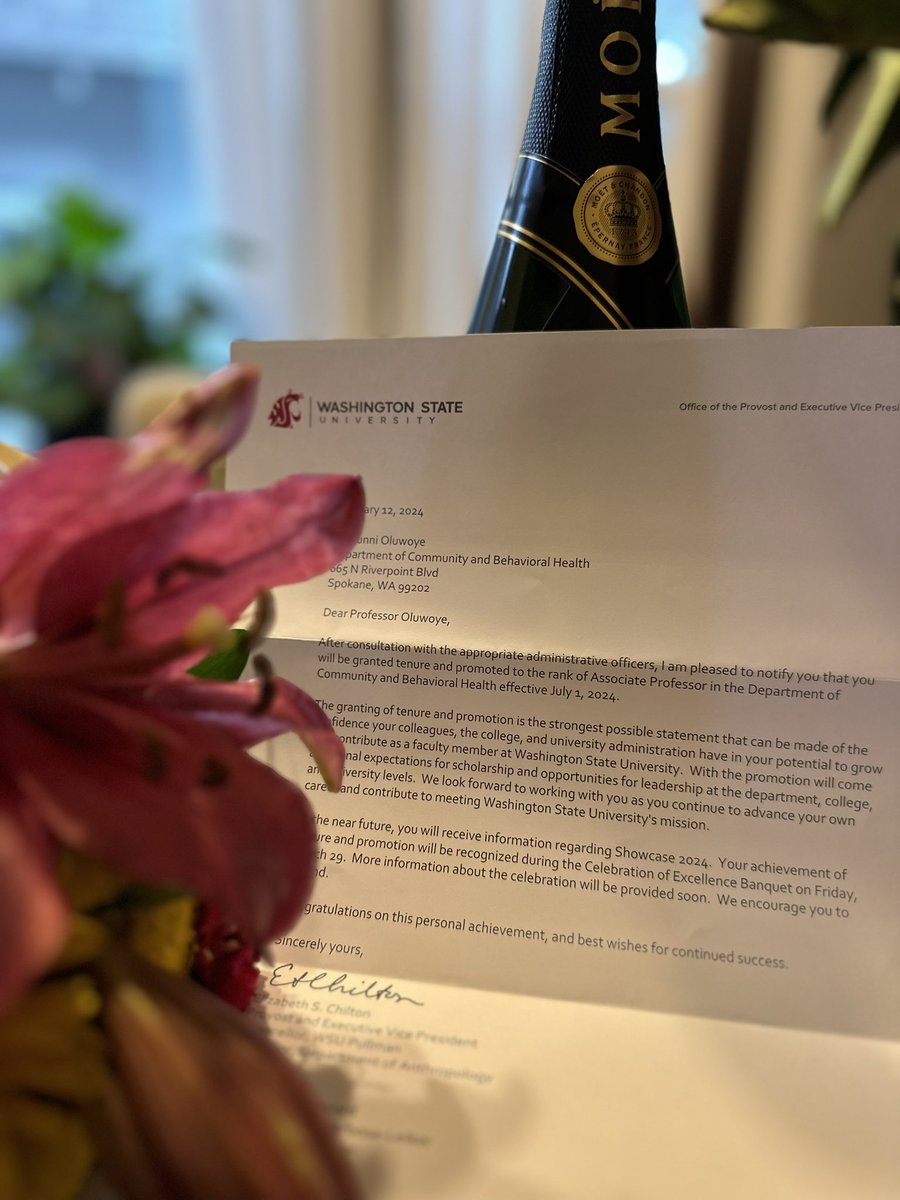 Got official word on my tenure and promotion to #AssociateProfessor this morning. So grateful for the journey and  to have such supportive crew. #blackandtenured woot woot!
