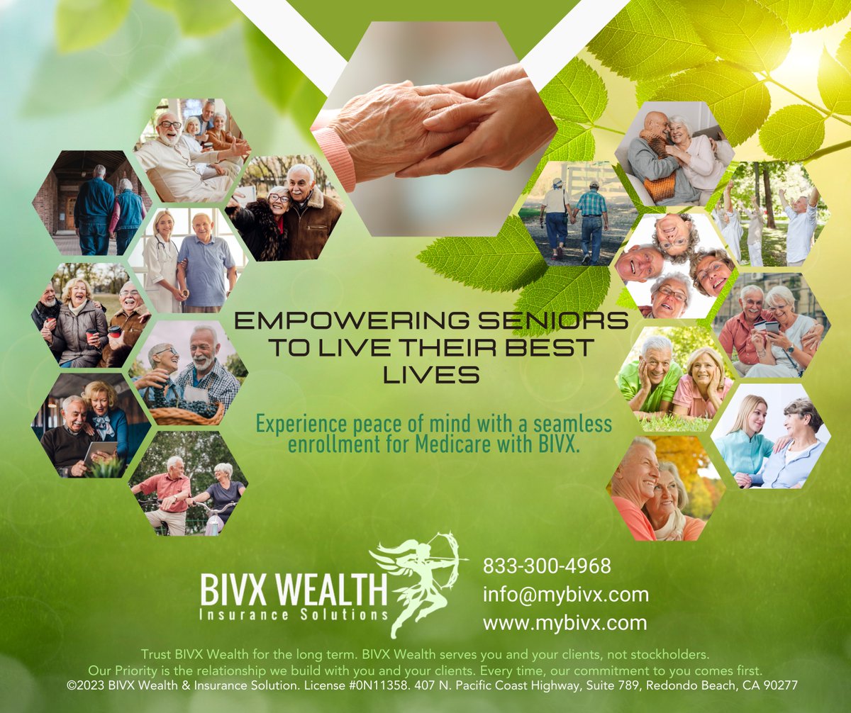 StepsNil's tweet image. Medicare: Empowering lives, one person at a time. 💪 From comprehensive coverage to personalized care, Medicare is more than just a program—it's a lifeline for millions.
#BIVX #Secure65HealthPlans #MedicareEmpowers #HealthcareForAll #StrongerTogether