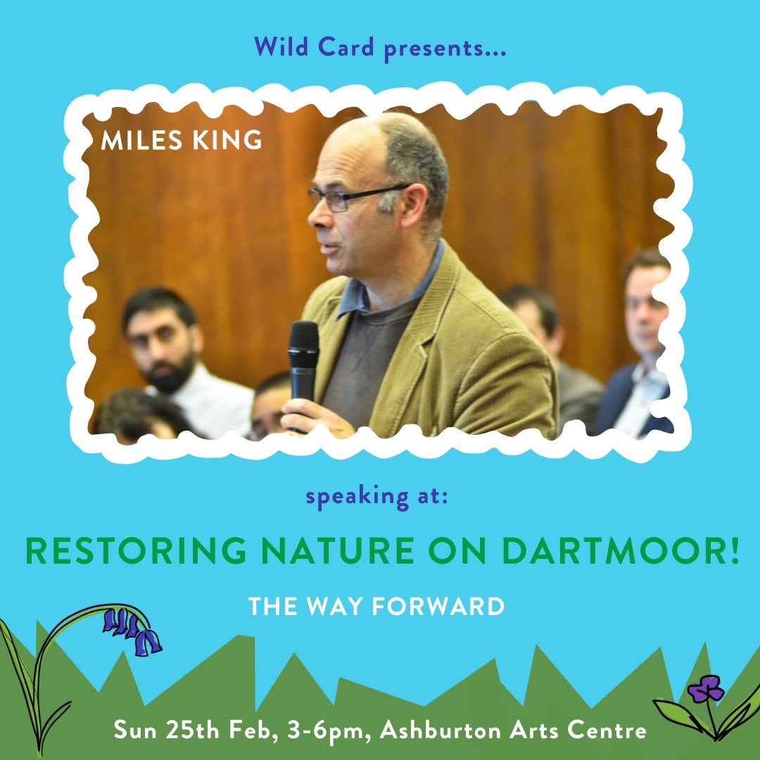 It’s less than 2 weeks to our Restoring Nature on Dartmoor event which we are delighted to announce will be chaired by @MilesKing10 Miles has worked in nature conservation for the last 37 years in a variety of roles, including … 🧵