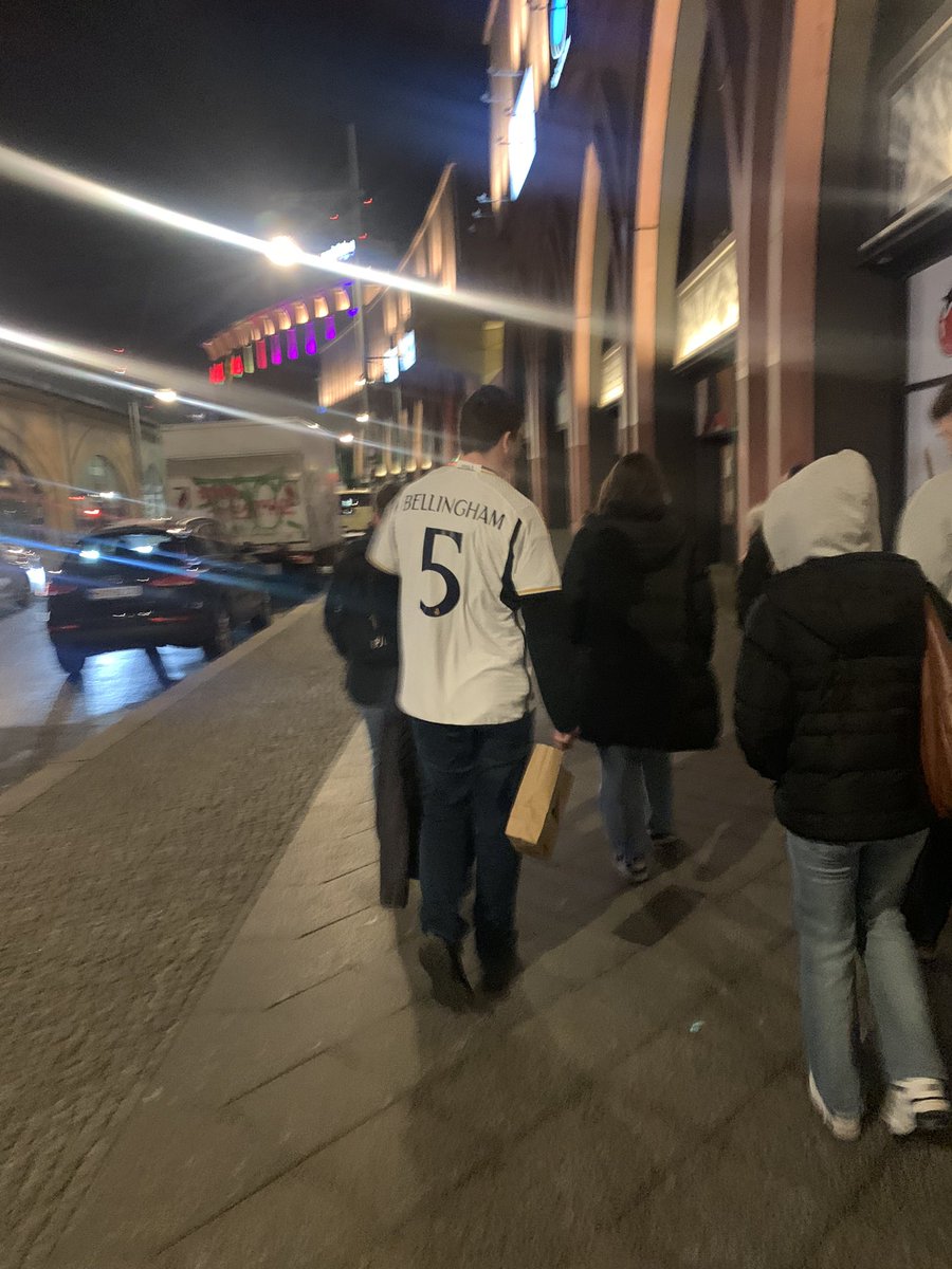 persistentpogba's tweet photo. Think I just met Bellingham in Berlin , he’s tryna chat up some 17 year olds https://t.co/w1kqXNic4j