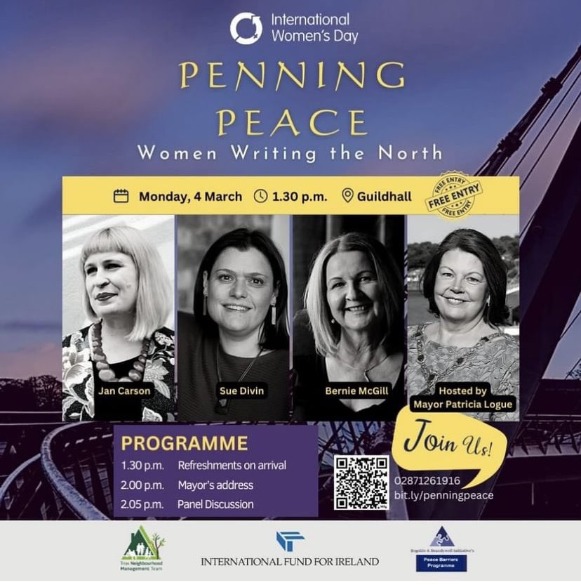 Please join us in the Guildhall (it’s free!) on Monday 4th March 1.30pm. 
Places can be booked via QR code, or phone on the poster.