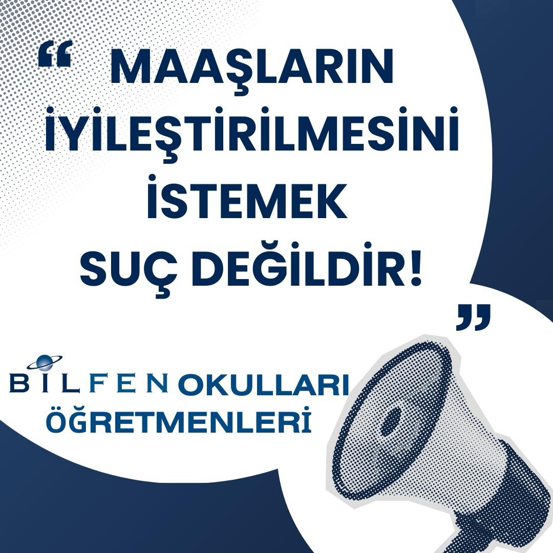 Yaşanabilir bir hayat için geçinebilecek ve emeğimizin karşılığı olan aylık ücret istiyoruz. Eğitim mekanları bu istemin modern ilişki ve iletişim biçimleri ile işlediği yerler olmalı. Bilfen farklı olduğunu düşünüyor. Oysa bunun için sadece parmak uçlarında yürüyor (!)…