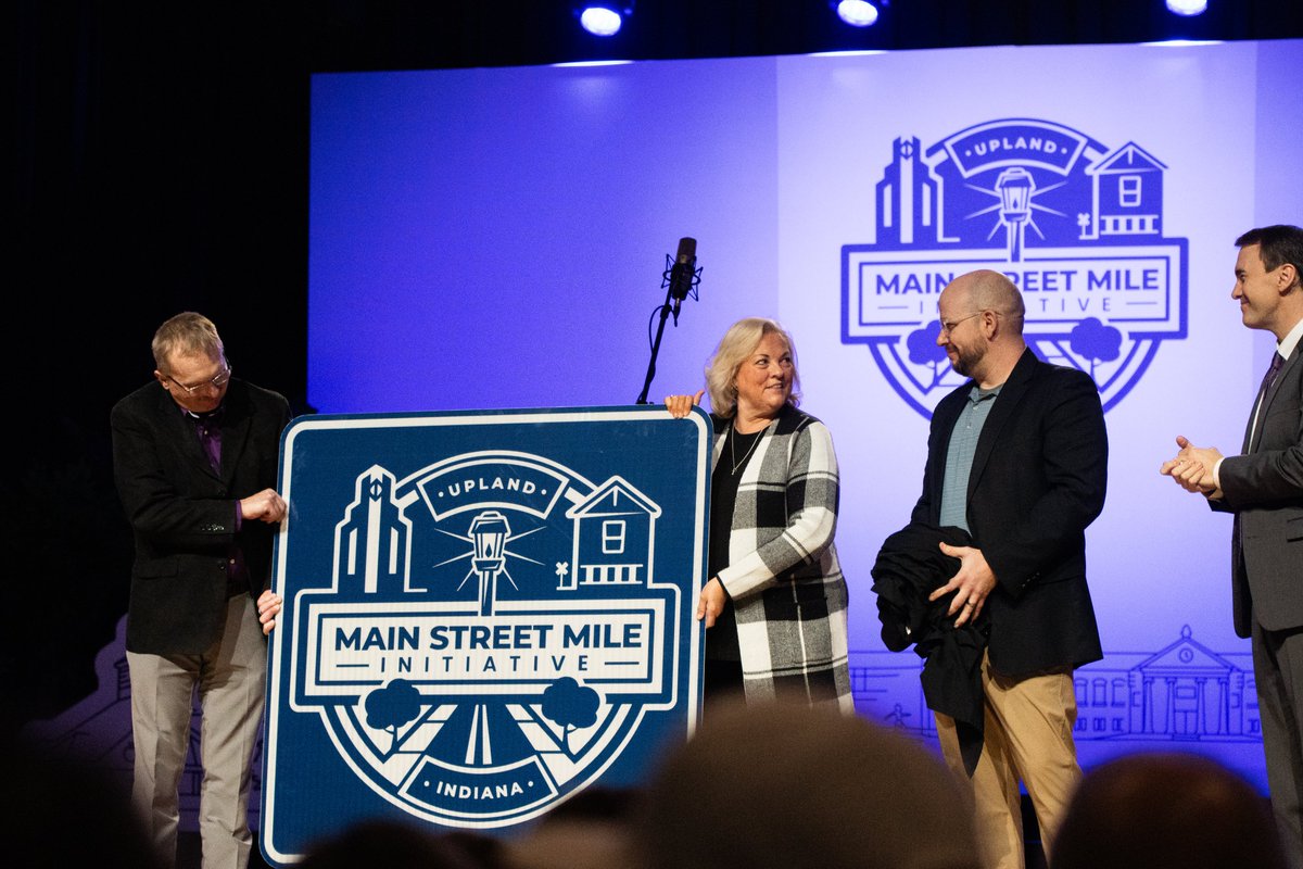 What a great event Friday night to kick-off the Main Street Mile Initiative! We are so excited for the work to get underway as we continue to invest in Upland.

#TULifetotheFull
