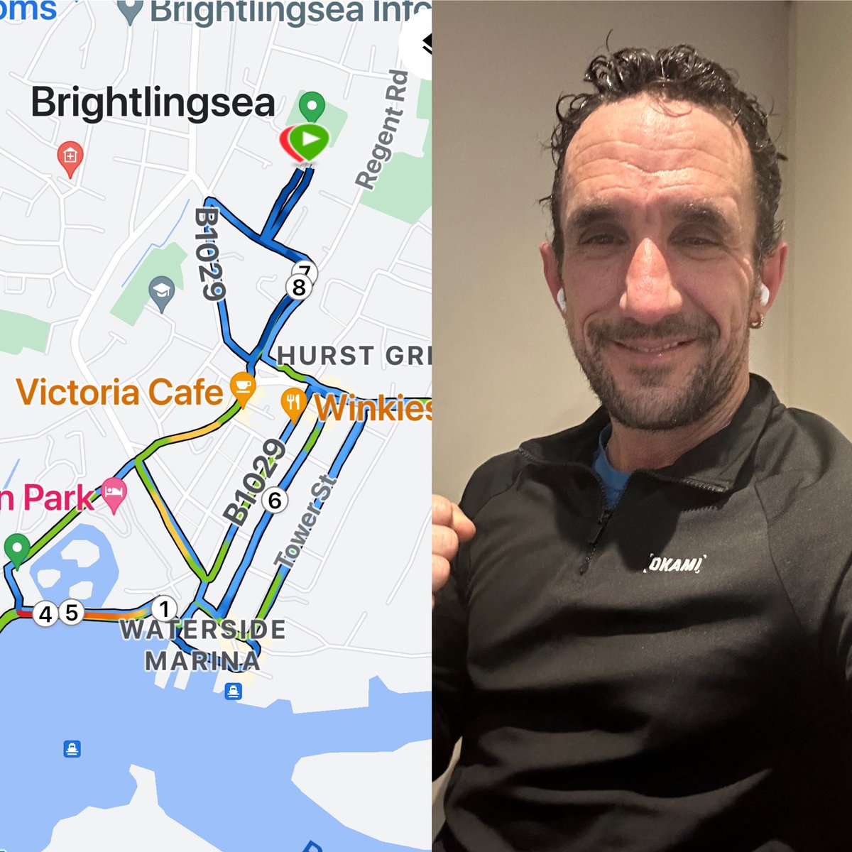 ChattersTony's tweet photo. Decent 7.5 miles pushing hard loving life 💪 https://t.co/WkAvlal4J1