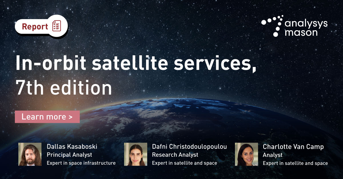 Our recent report provides key market insights for in-orbit satellite services, active debris removal, and space-situational awareness, for GEO and non-GEO orbits over the next decade. 

Learn more: bit.ly/3HXf7Ww

#Satellite #SatelliteInsights